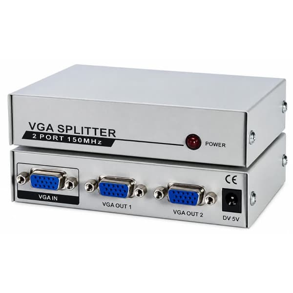 اسپلیتر ۱ به ۲ پورت VGA دی نت D-NET مدل 150MHz