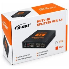 اسپلیتر ۱ به ۴ پورت HDMI 4K دی نت D-NET
