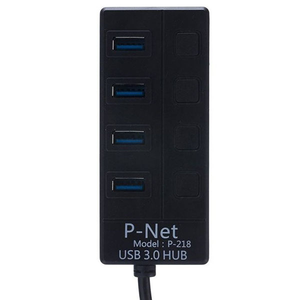 هاب USB 3.0 پی نت ۴ پورت مدل P-218