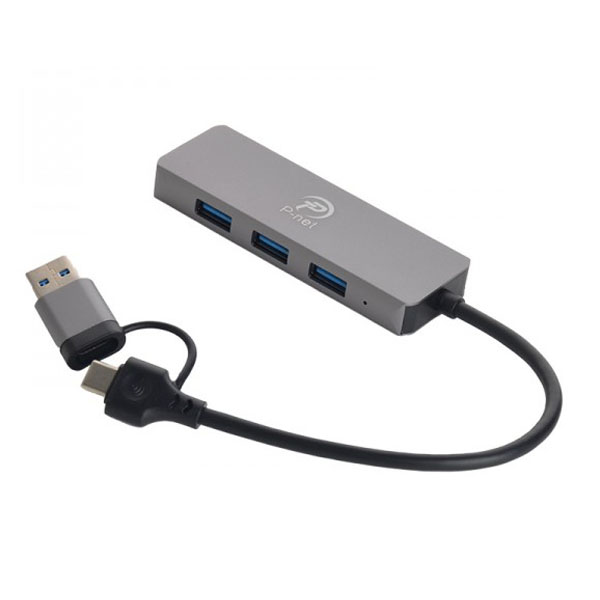 هاب ۴ پورت پی‌نت مدل T-3622 (رابط Type-C و USB 3.0)