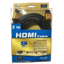 کابل HDMI سرپوش طلایی سه بعدی 5 متری