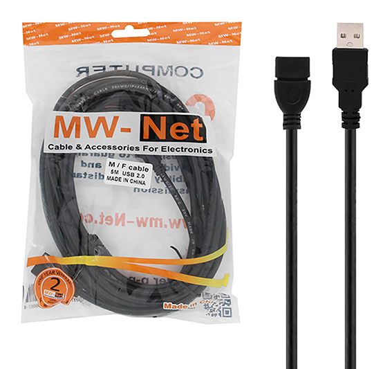کابل افزایش 3 متری USBبرند MW-NET