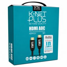 کابل HDMI 8K فیبر نوری کی‌نت پلاس مدل KP-A156 طول 5 متر