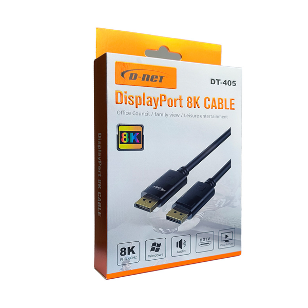 کابل 3متری Display 8k مدل DT-405 دی نت (D-net)