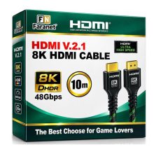 کابل HDMI ورژن 2.1 فرانت مدل FN-H8CB100 طول 10 متر با رزولوشن 8K