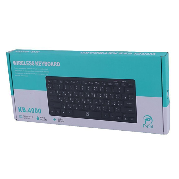 کیبورد بی سیم پی نت مدل KB 4000