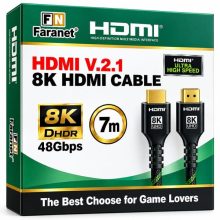کابل HDMI 2.1 فرانت مدل FN-H8CB070 طول 7 متر با رزولوشن 8K
