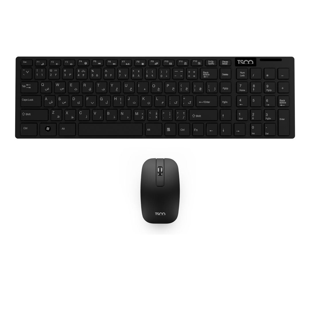کیبورد و ماوس بی‌سیم تسکو مدل TKM7026W