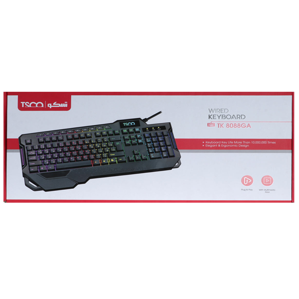 کیبورد تسکو مدل TK8088 GA