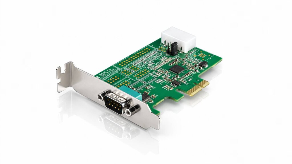مقایسه تبدیل USB به سریال با کارت PCI Express به COM