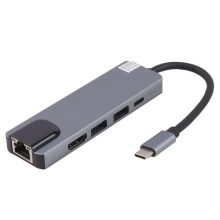 مبدل و هاب ۵ کاره USB Type-C ای‌فور‌تک (IFORTECH)