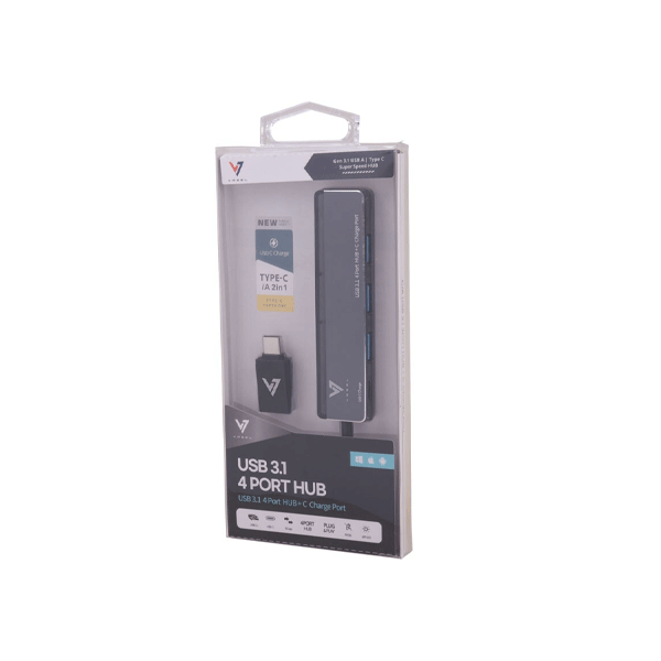 هاب USB3.1 چهار پورت واصل VASEL مدل VSL-HC420