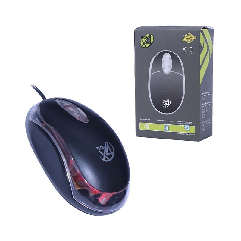 بسته بندی ماوس X4TECH مدل X10