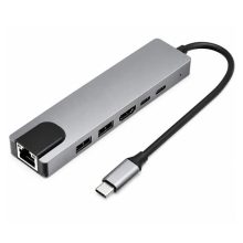 تبدیل و هاب چندکاره 6 در 1 آیفورتک مدل IF-6 IN 1