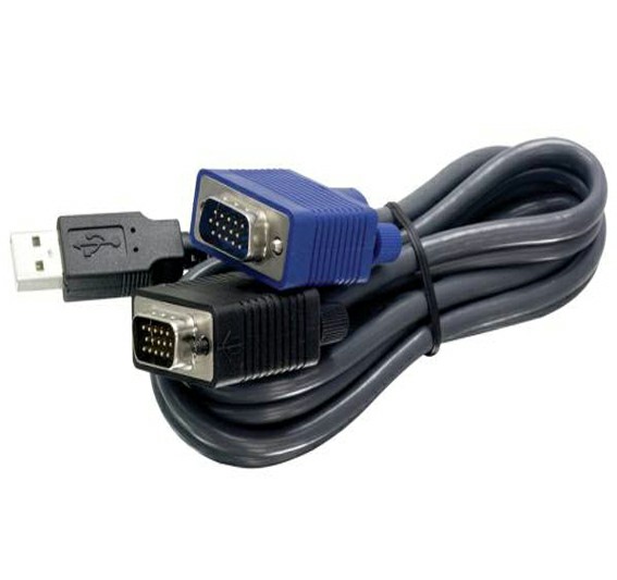 کابل KVM پی نت 1.5متری (USB)
